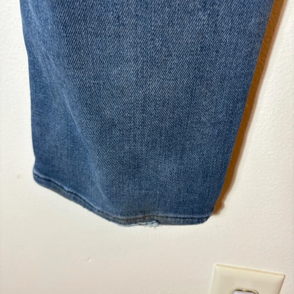 Banana‎ Republic The Traveler Slim Jeans 36x32 Blue Denim Distressed Casual Mens